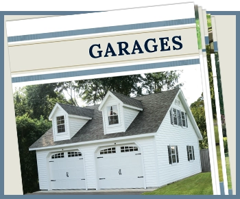 one and two car garage brochure