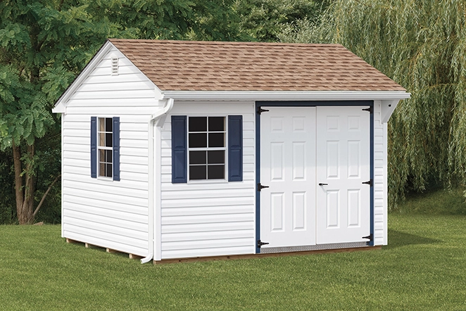 traditional wholesale sheds with side window and double doors