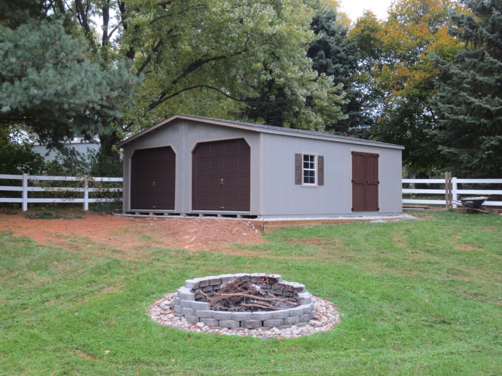 two-car modular garage