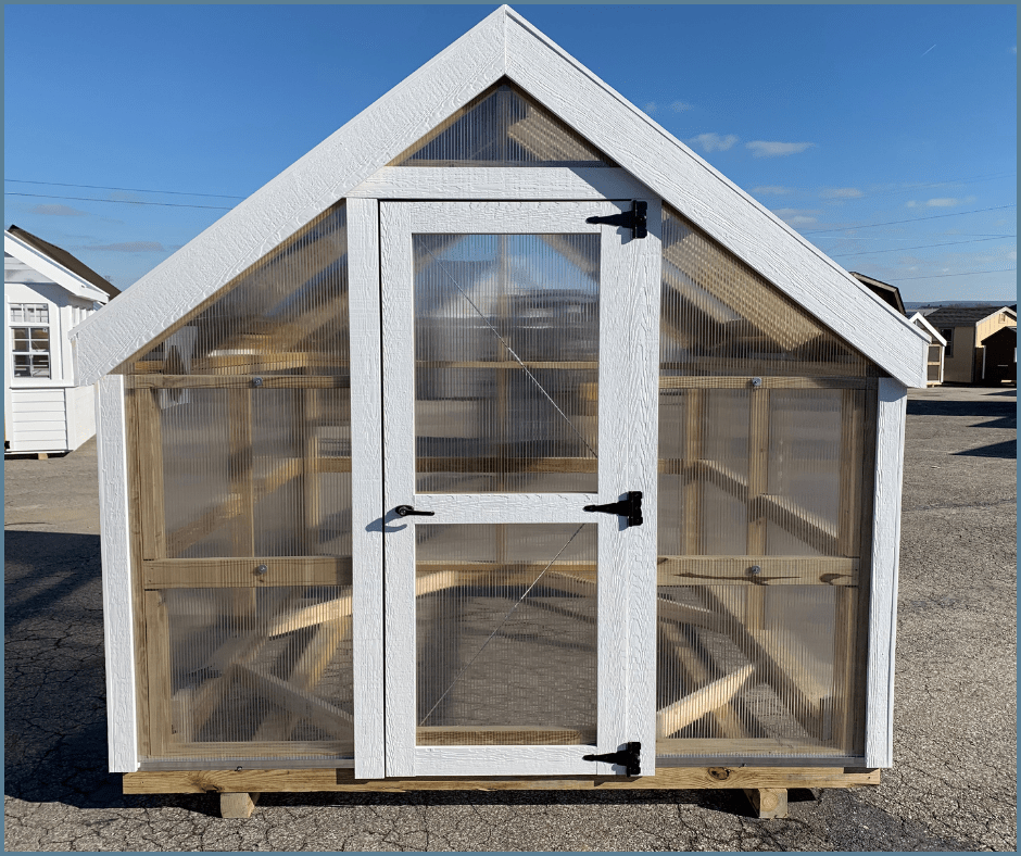 traditional greenhouse for flowers and other plants